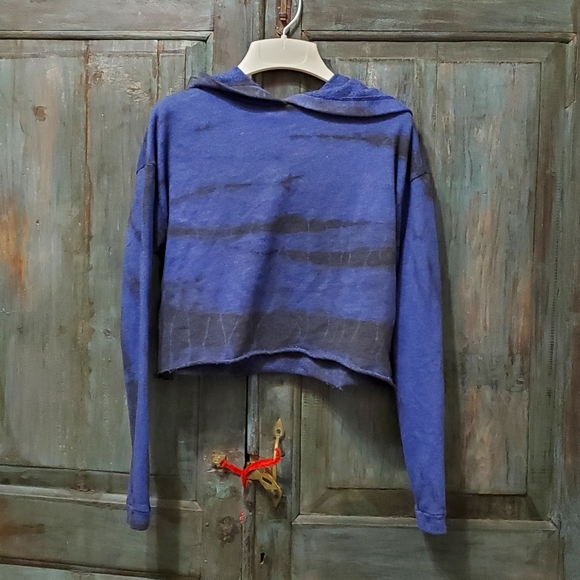 Z by Zella Mosey Tie Dye Hoddie Cropped - Picture 2 of 5